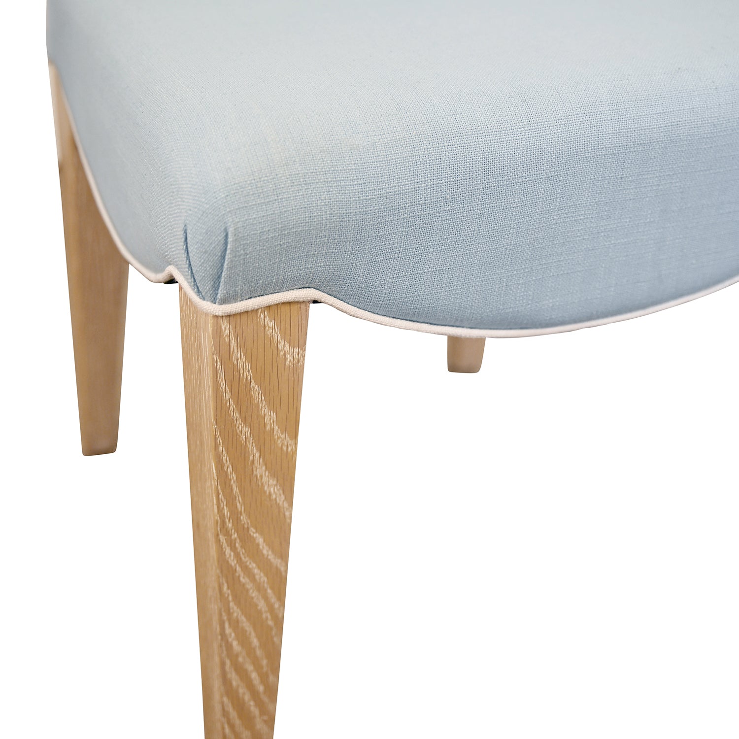 Worlds Away Adelaide Light Blue Dining Chair