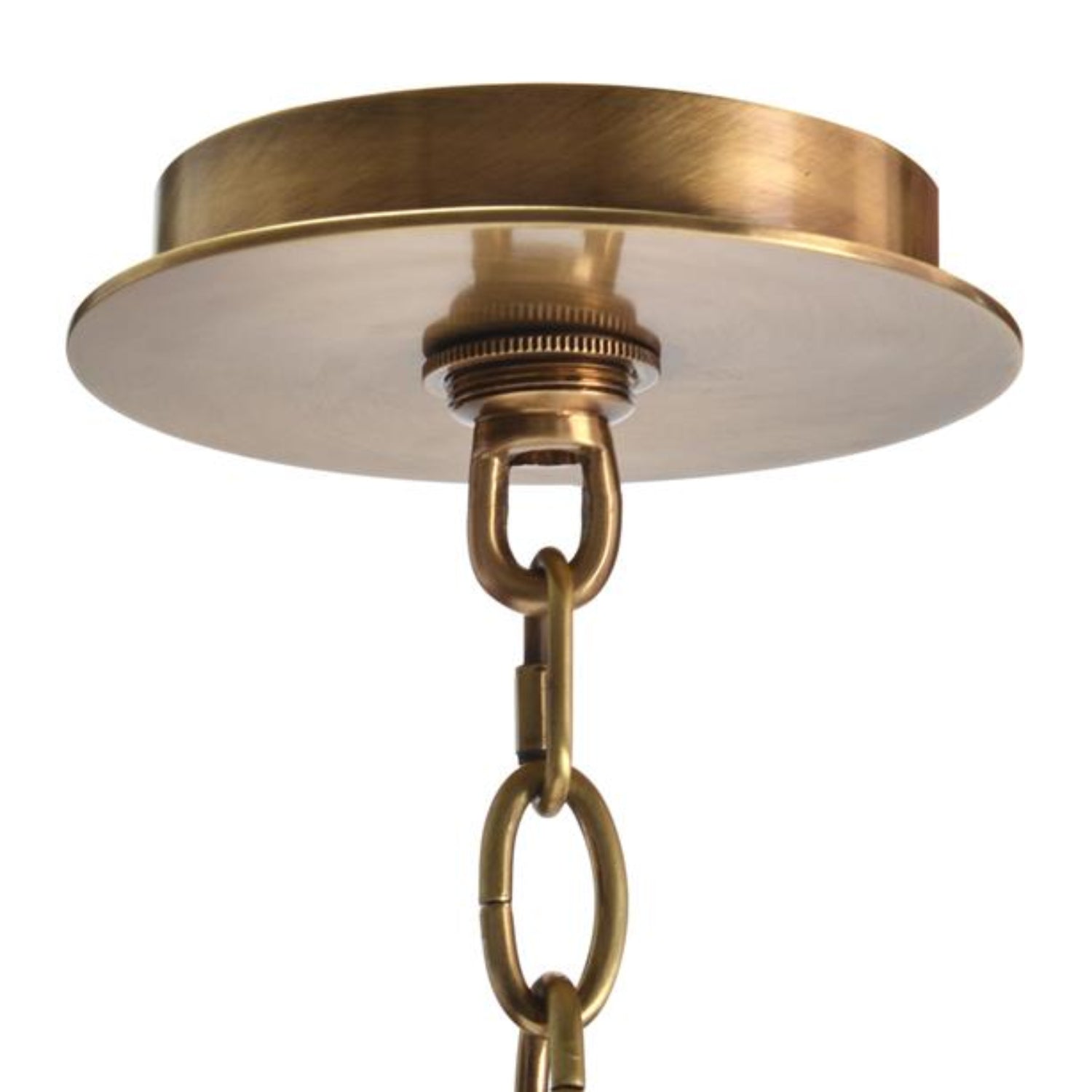 John Richard Acrylic and Brass Six-Light Small Chandelier