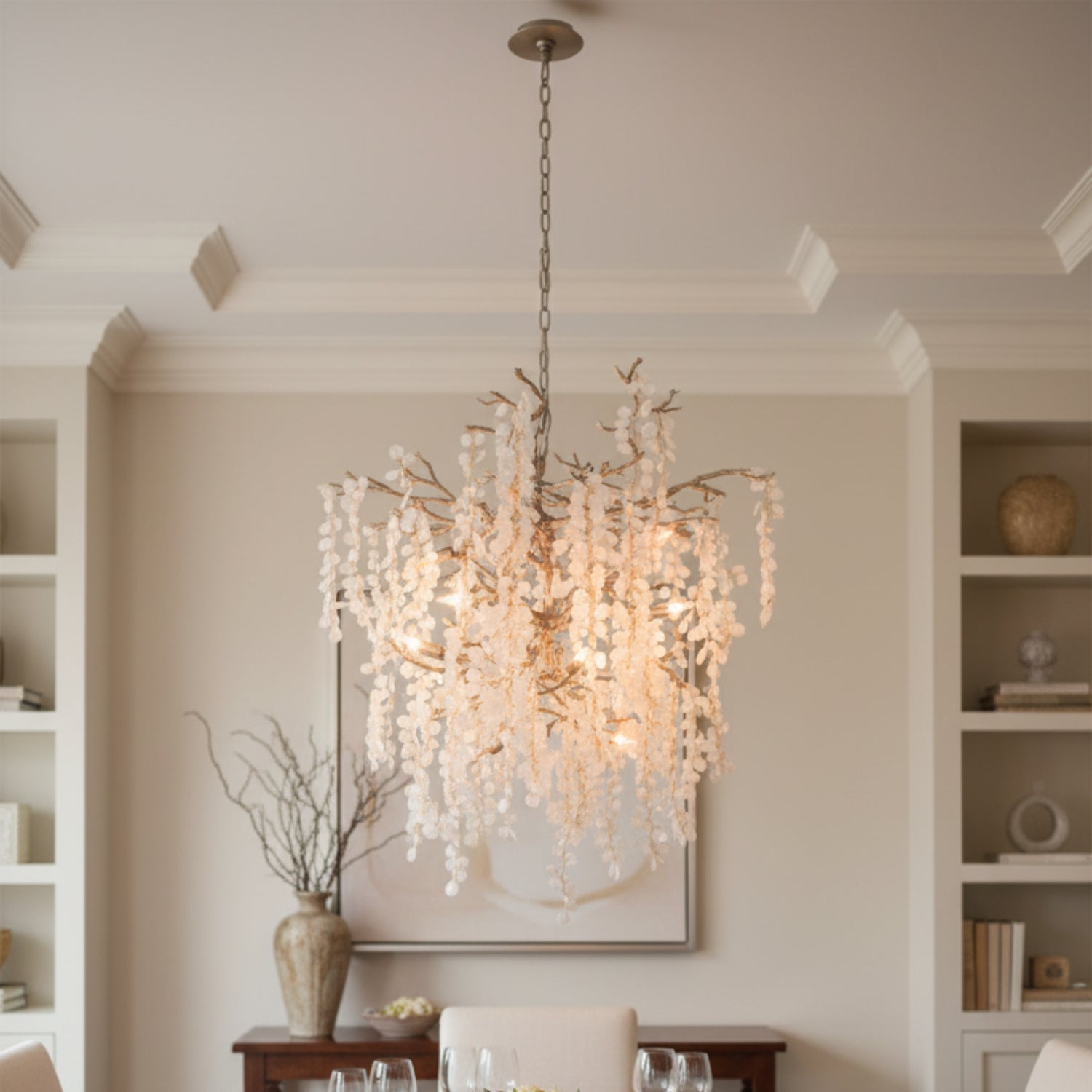 John Richard Shiro-noda Eleven-Light Chandelier