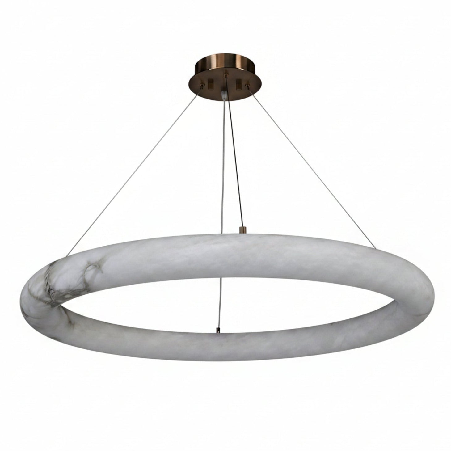 John Richard Alabaster Halo Large Pendant