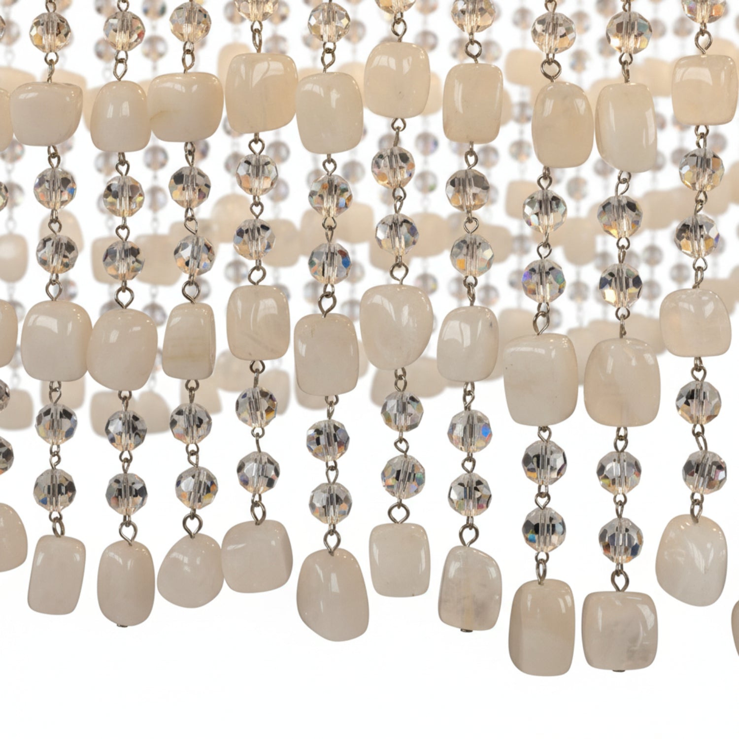 John Richard Crystal Veil Six-Light Horizontal Chandelier