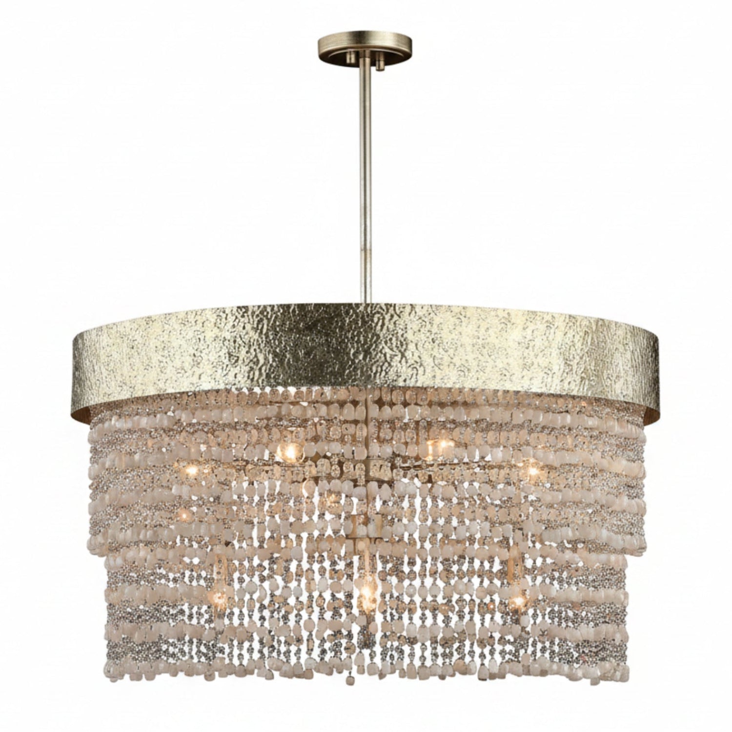 John Richard Crystal Veil Twelve-Light Chandelier