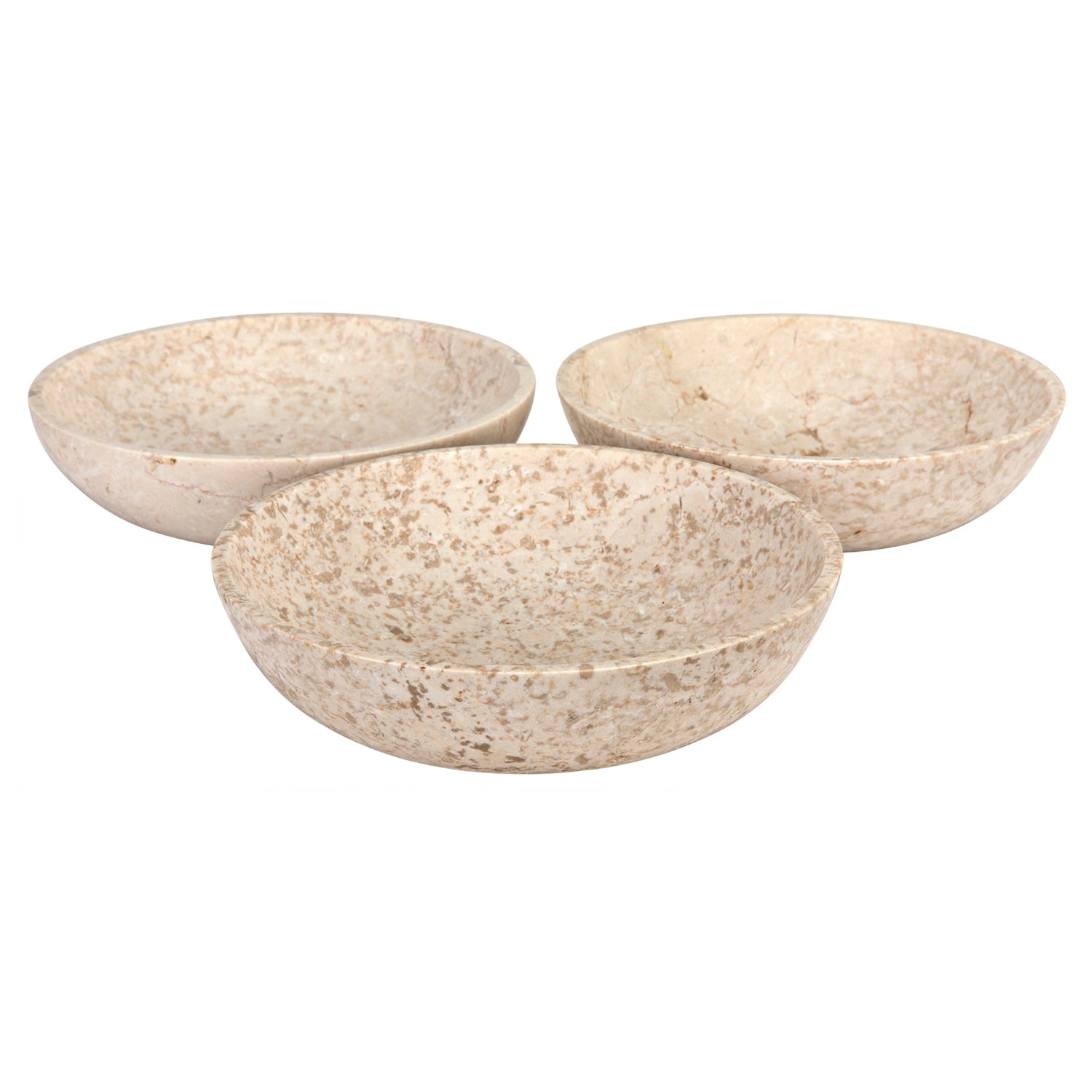 Noir Marble Bowl Set of 3