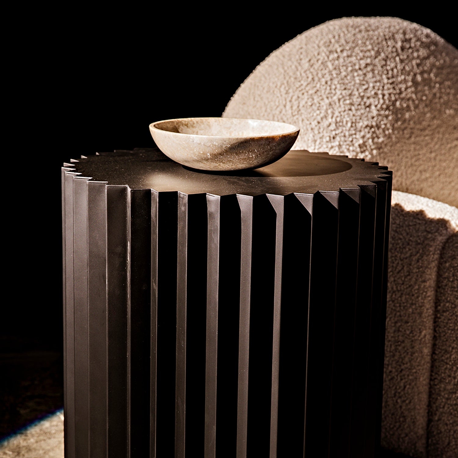 Noir Marble Bowl Set of 3