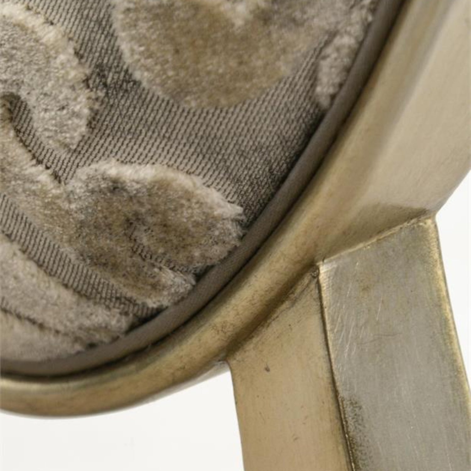 John Richard Ariane Burnished Silver Side Chair
