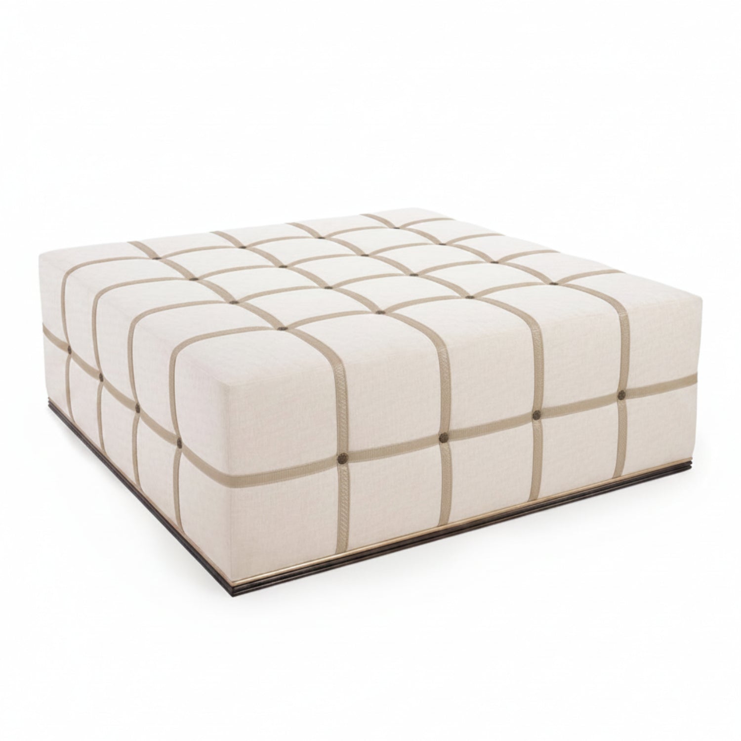 John Richard Steamer Trunk Cocktail Ottoman