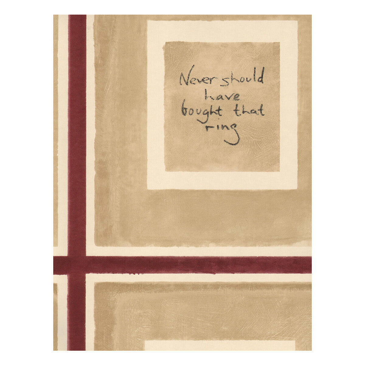 Andrew Martin x Kravet Couture Biography Red Wallpaper