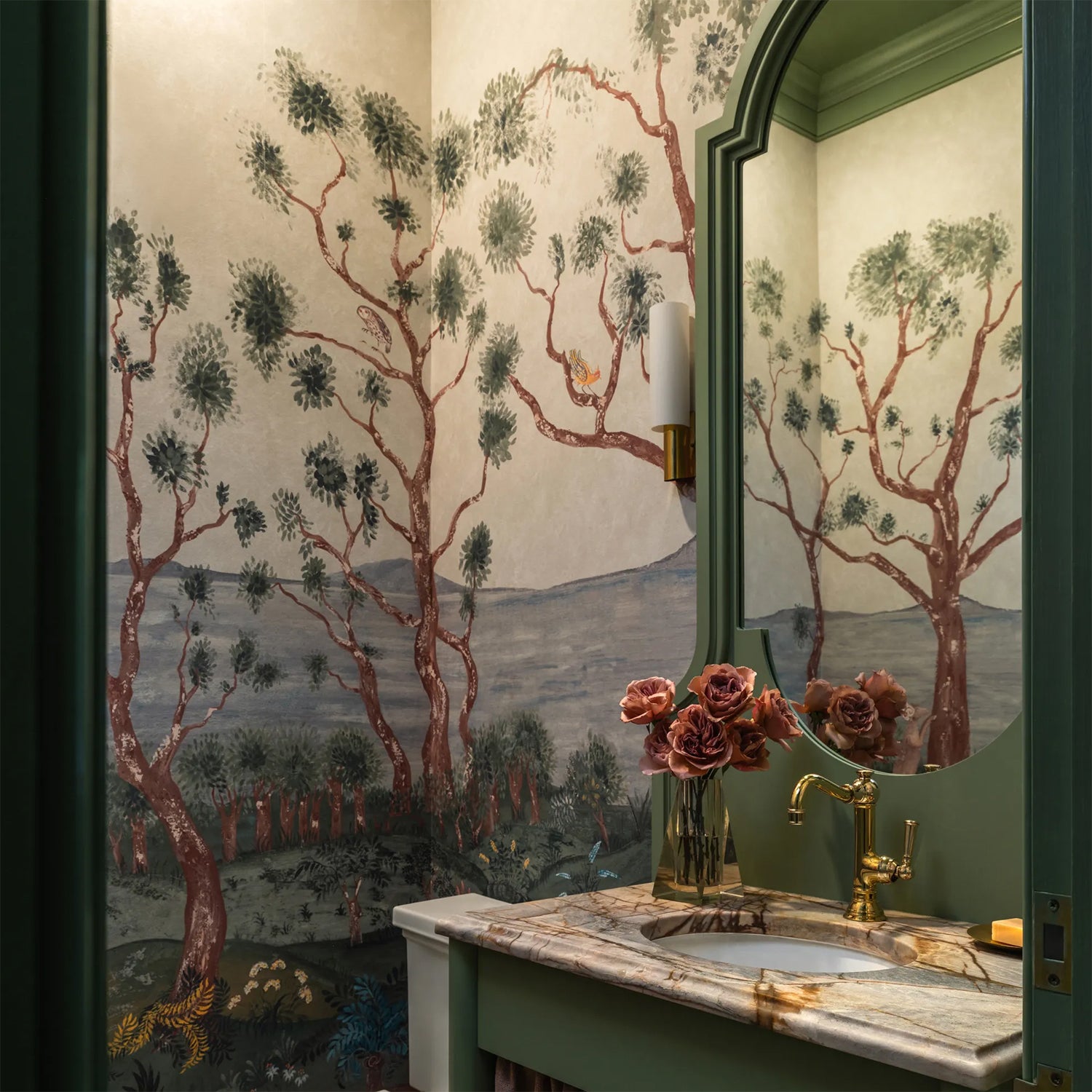 Andrew Martin x Kravet Couture Lantern Parade Dawn Wallpaper