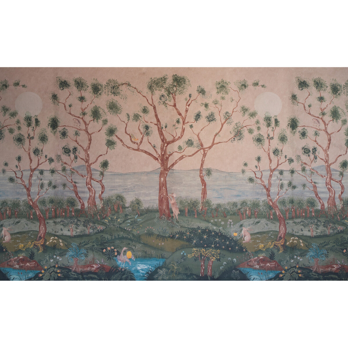 Andrew Martin x Kravet Couture Lantern Parade Dusk Wallpaper
