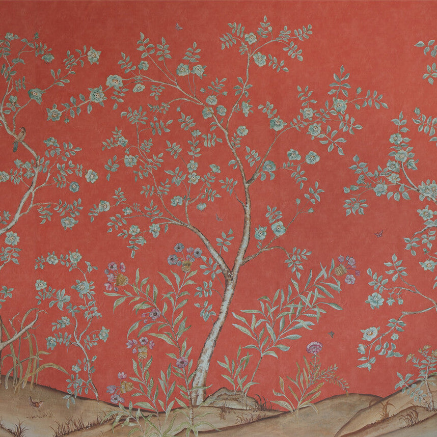 Andrew Martin x Kravet Couture Songbird Sunset Wallpaper