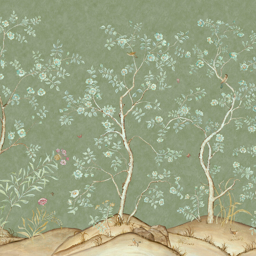 Andrew Martin x Kravet Couture Songbird Spring Wallpaper