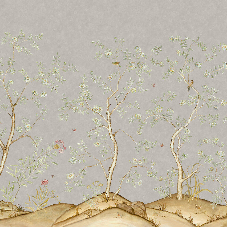 Andrew Martin Kravet Couture Songbird Mist Wallpaper