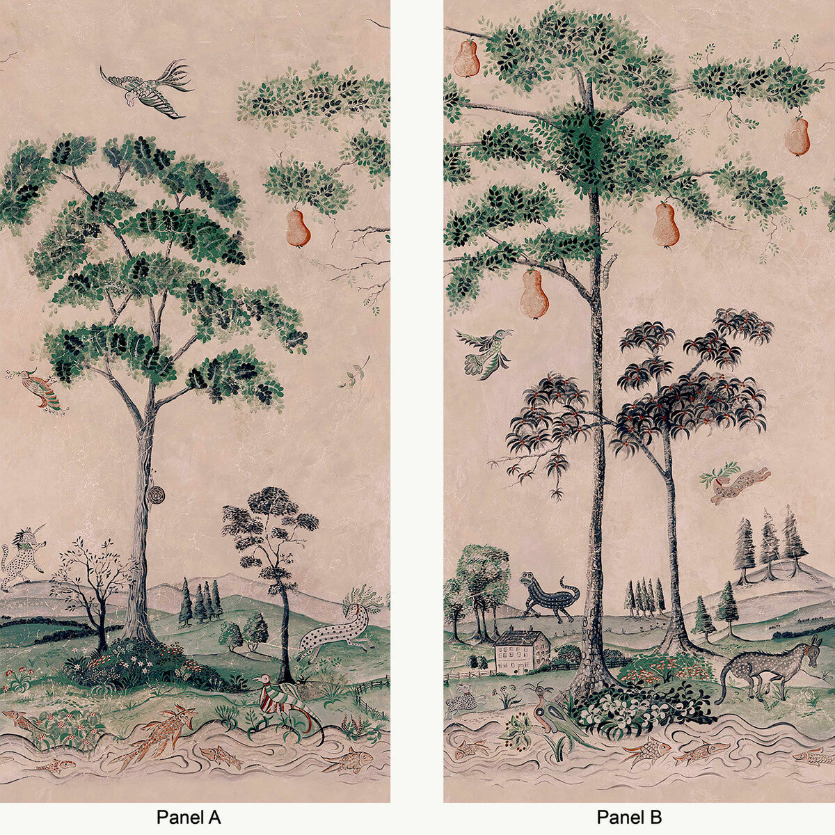 Andrew Martin x Kravet Couture Mythical Land Daybreak Wallpaper