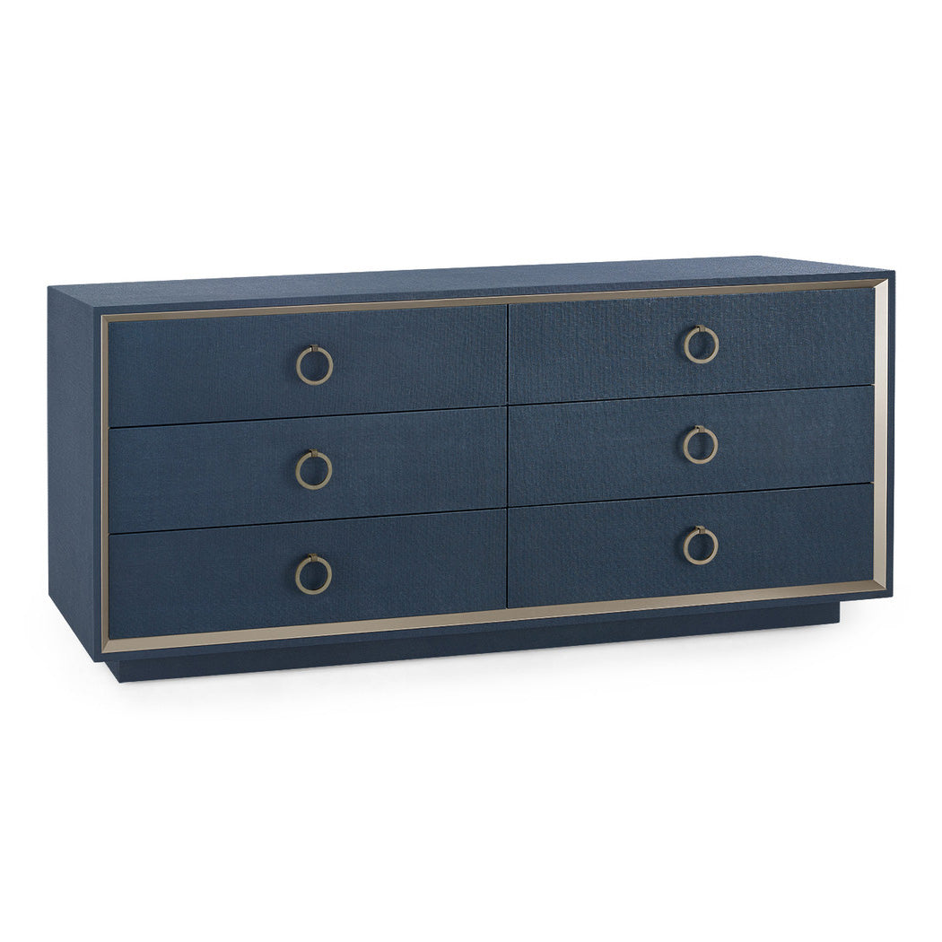 Villa and House Ansel Extra Large 6 Drawer Dresser