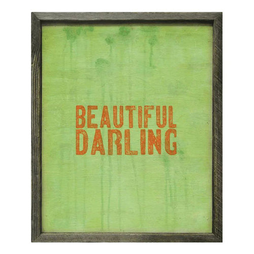 Sugarboo & Co Beautiful Darling Framed Art Print
