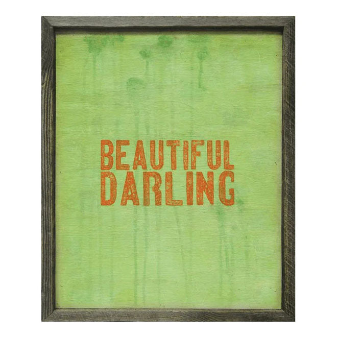 Sugarboo & Co Beautiful Darling Framed Art Print