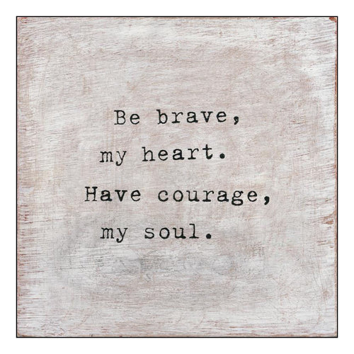 Sugarboo & Co Be Brave Gallery Wrap Art Print