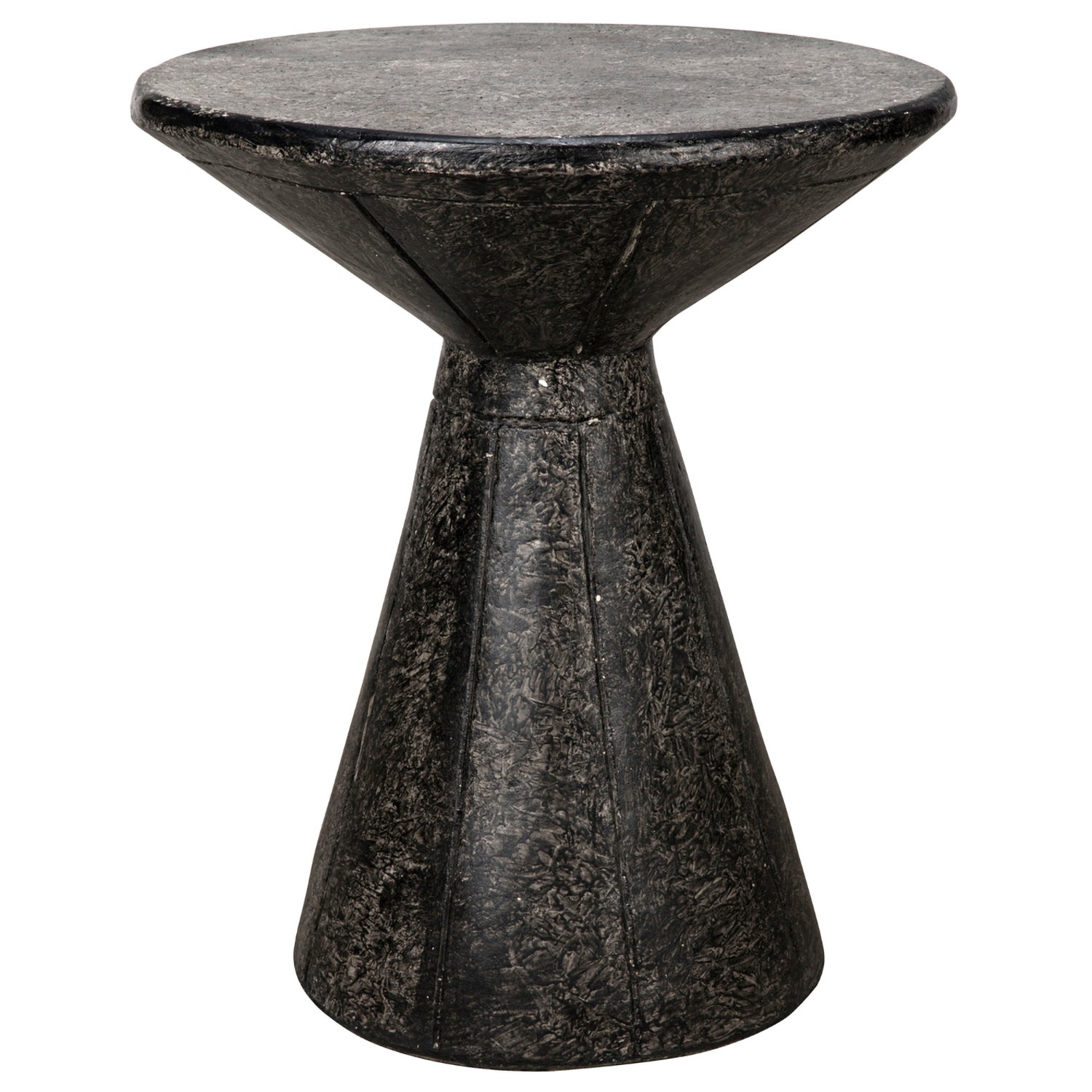 Noir Pedestal Side Table