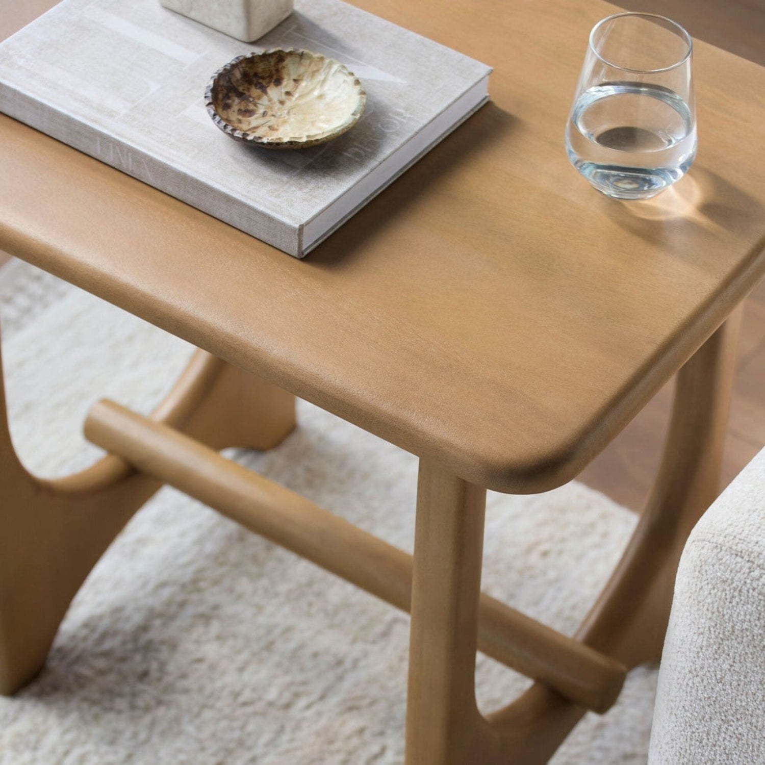 Arland Mango Wood End Table