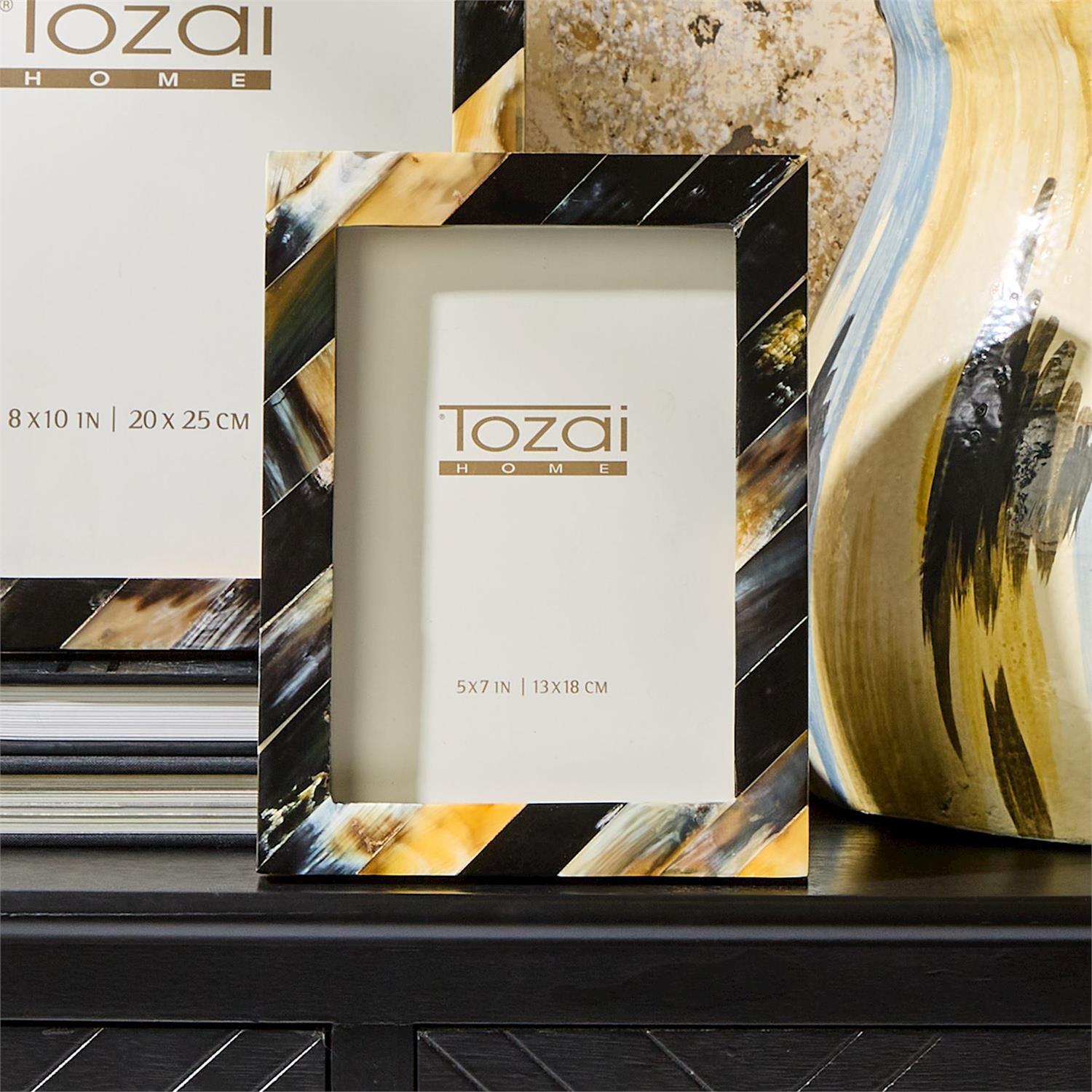 Black Horn Photo Frame Set of 3