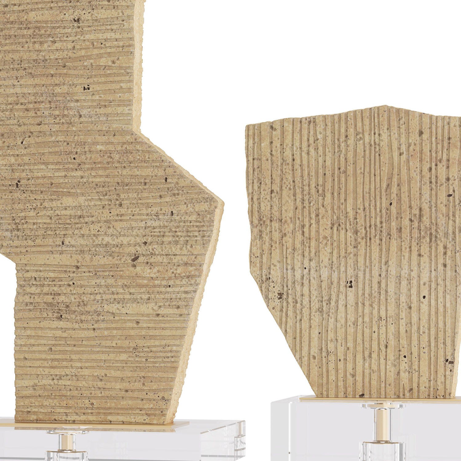 Arteriors Bianchi Sculpture Set of 2