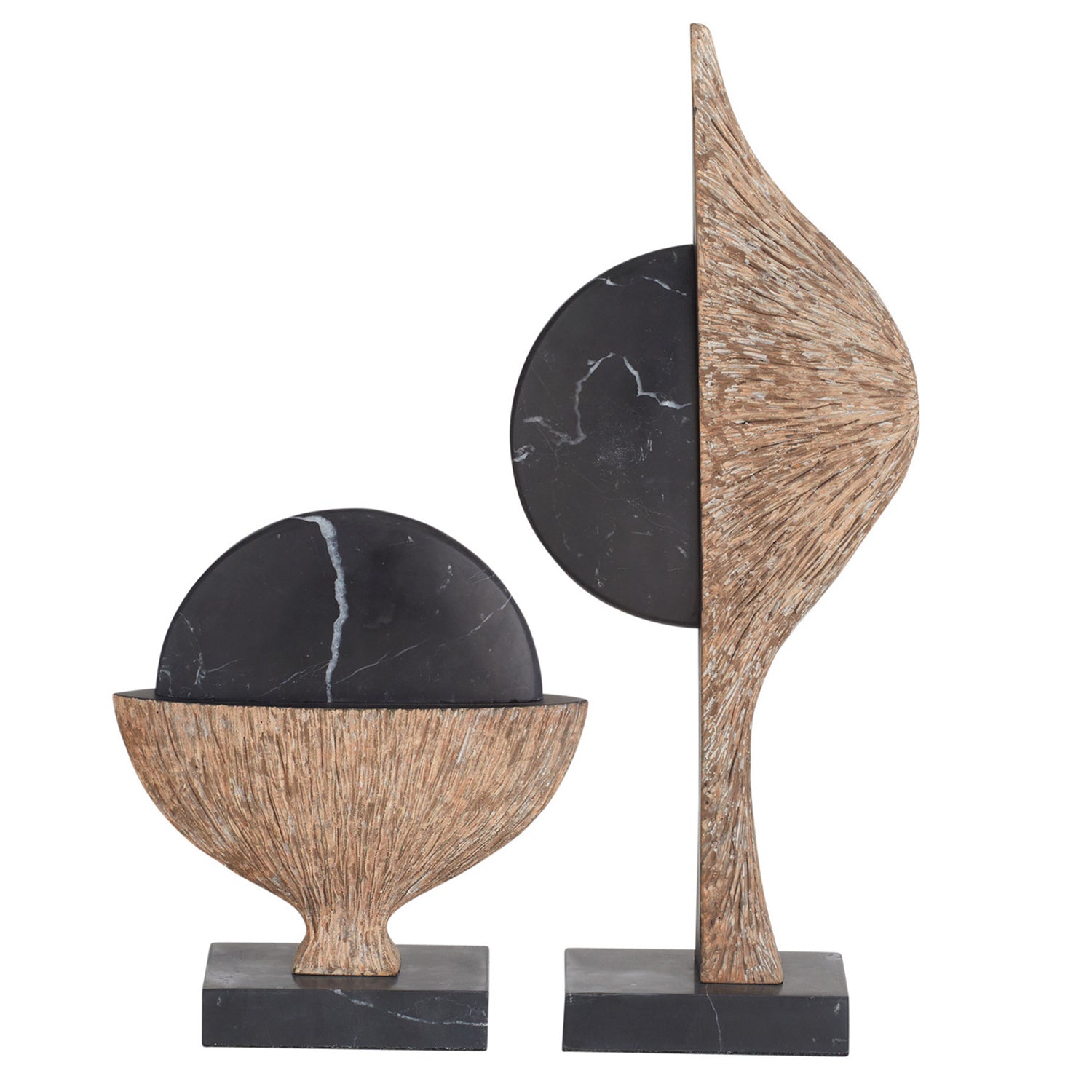 Arteriors Flojo Sculpture Set of 2