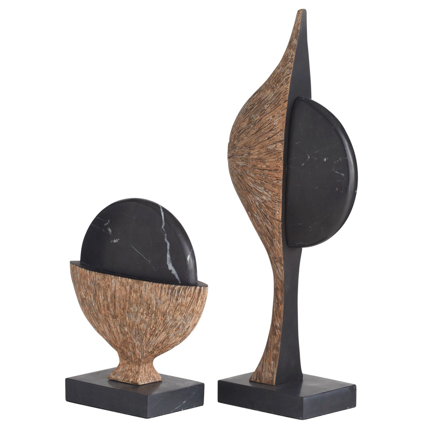 Arteriors Flojo Sculpture Set of 2