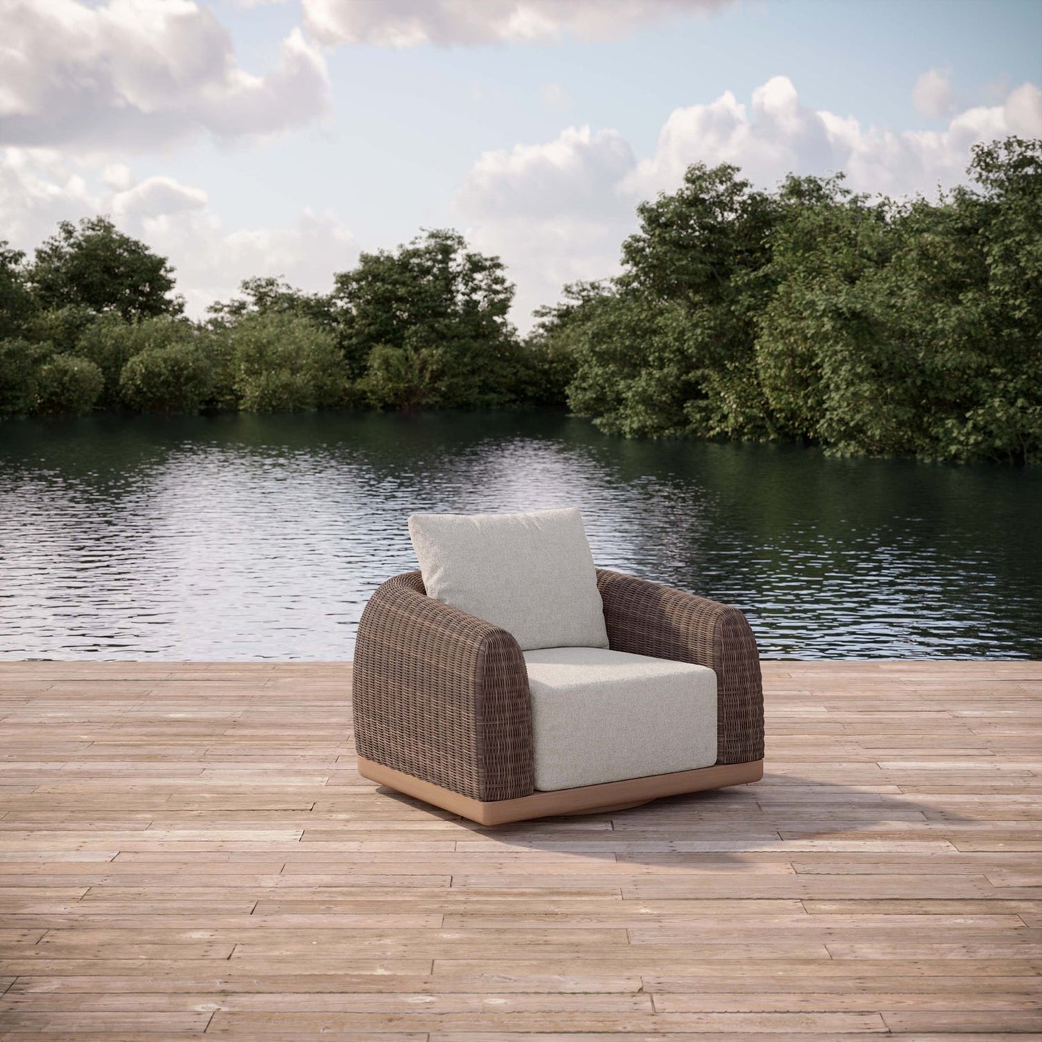 Azzuro Living Aspen Swirel Chair