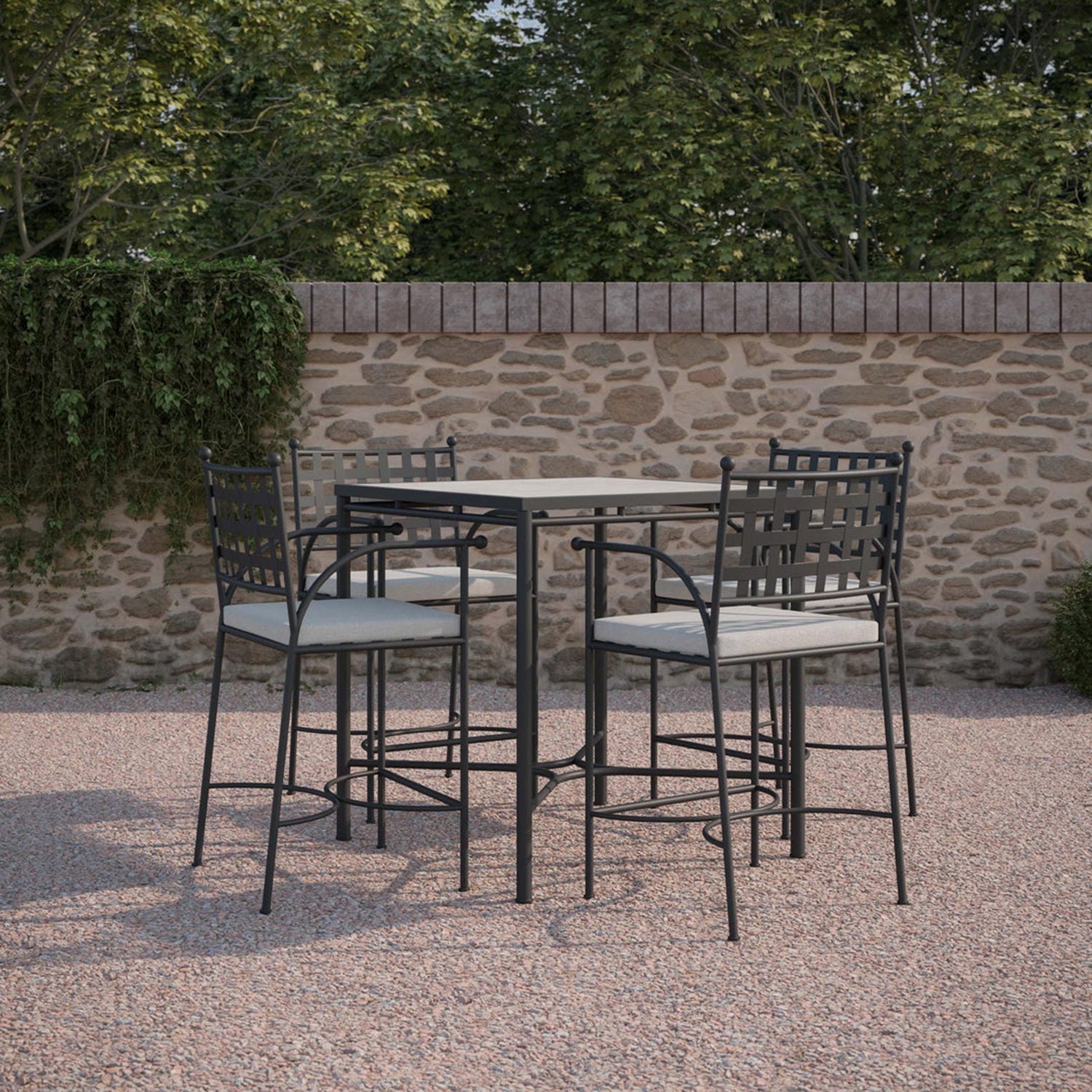 Azzuro Living Athen Counter Stool Set of 2