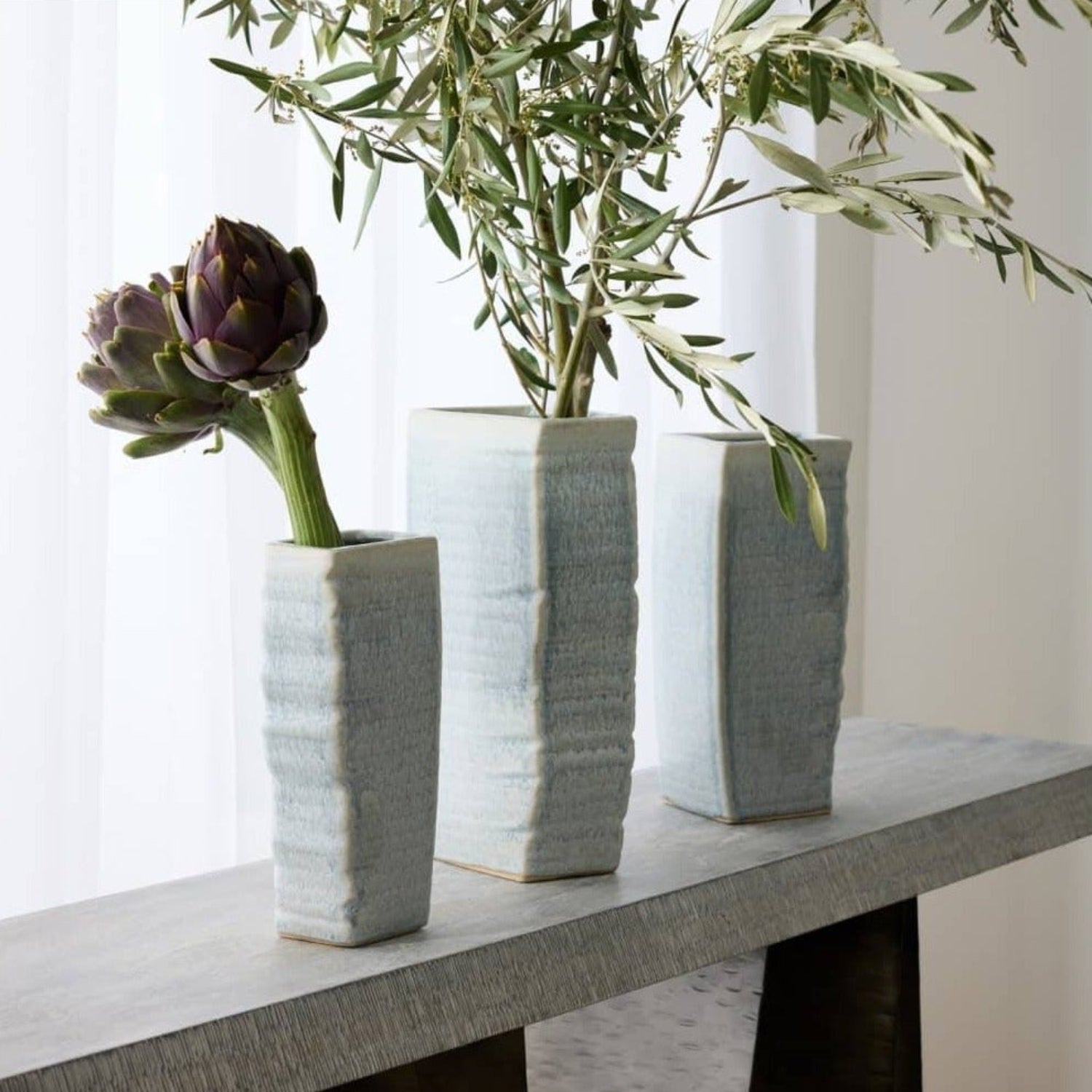Arteriors Fisher Vase Set of 3