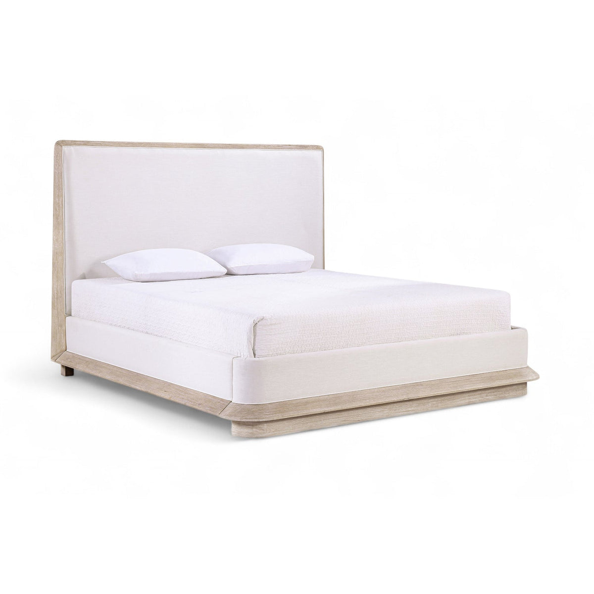 Adagio Natural Fabric Upholstered Bed