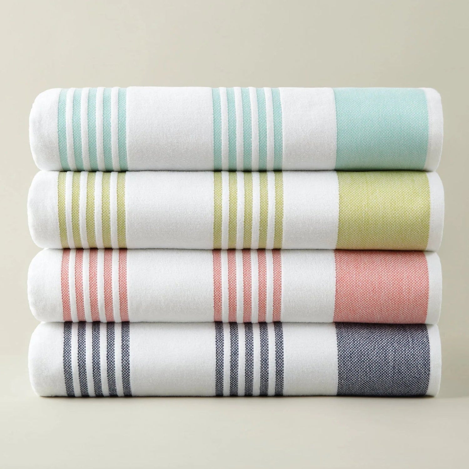 Peacock Alley Aegean Stripe Beach Towel