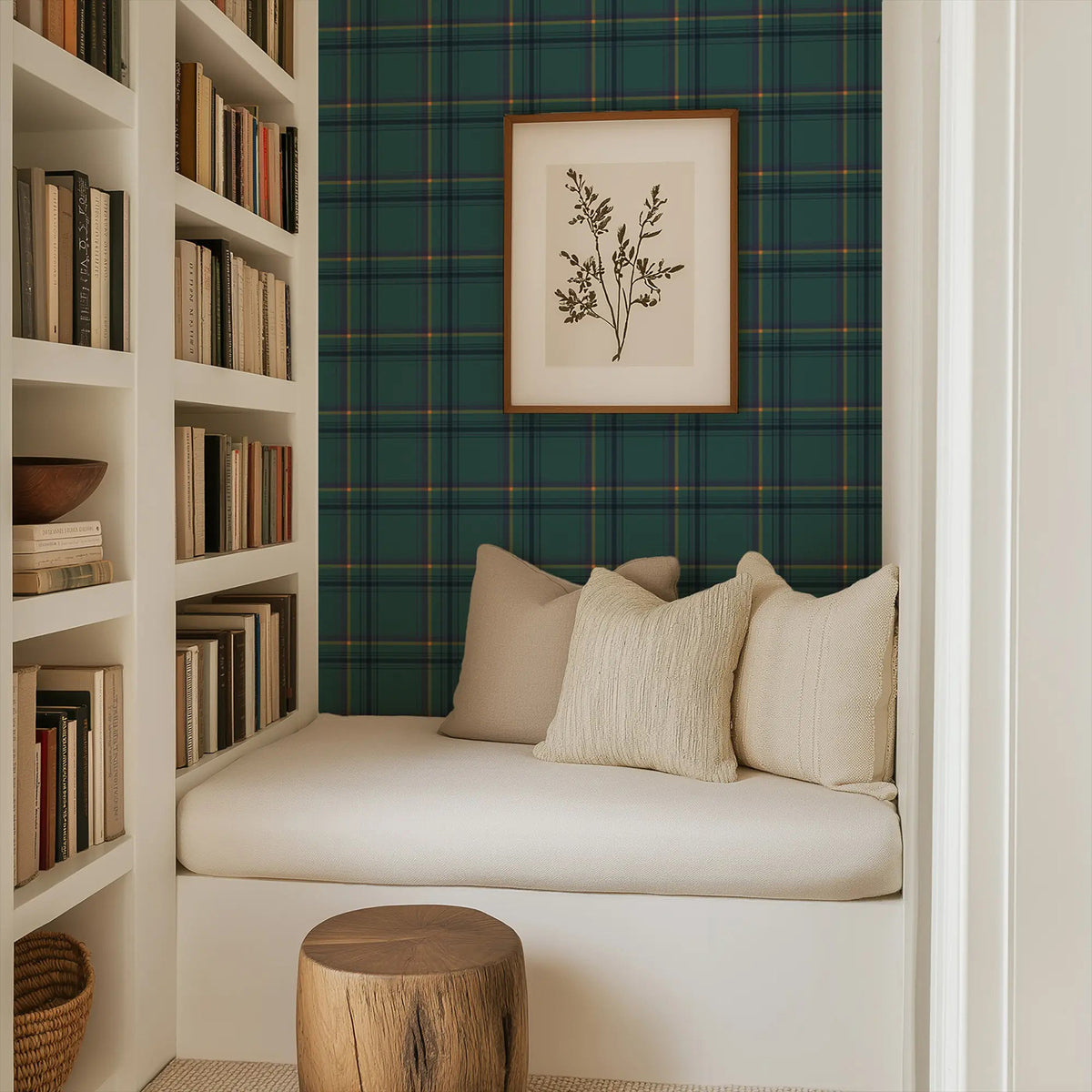 Mitchell Black Ashcroft Tartan Wallpaper