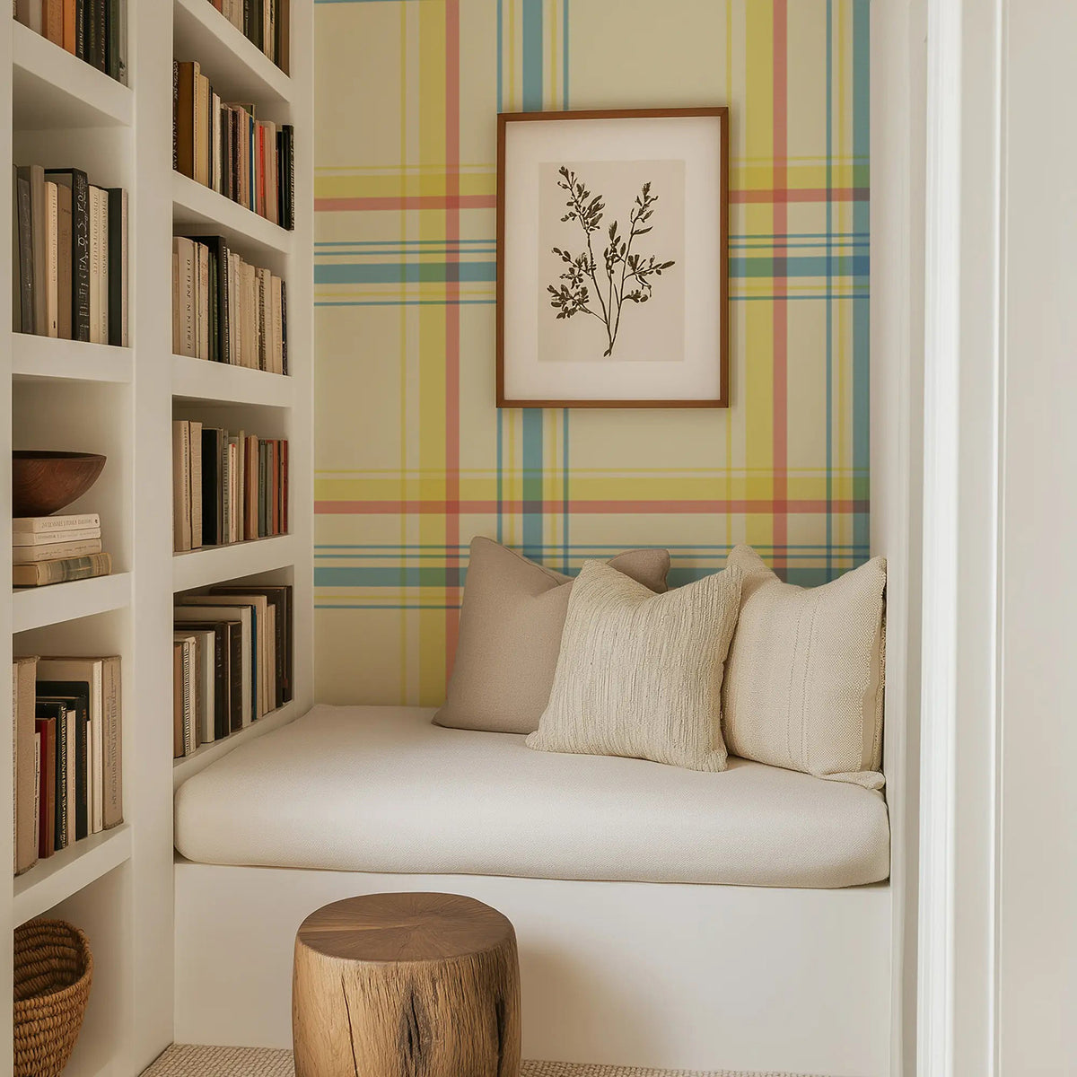Mitchell Black Ashcroft Tartan Large Wallpaper