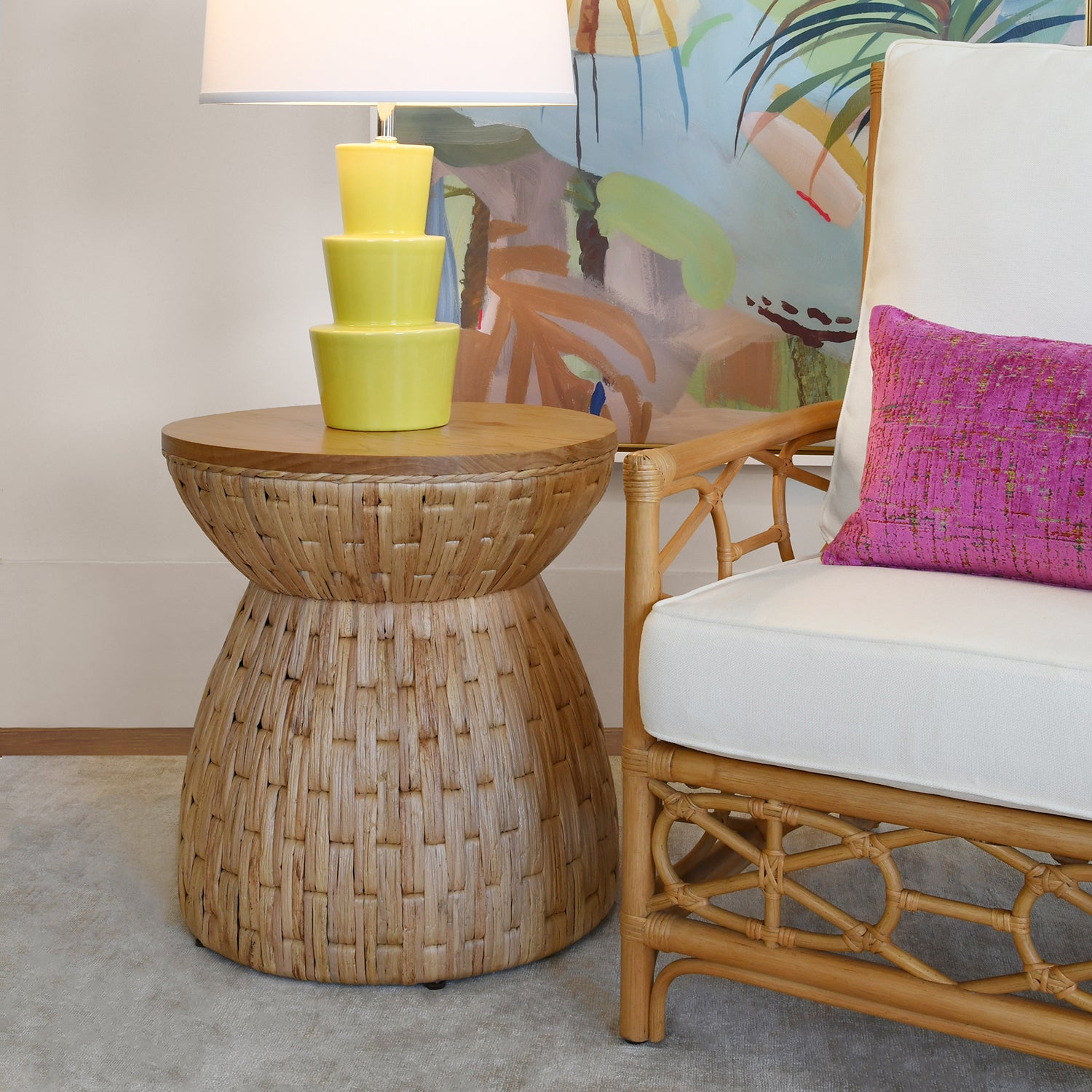 Worlds Away Fiji Occasional Table