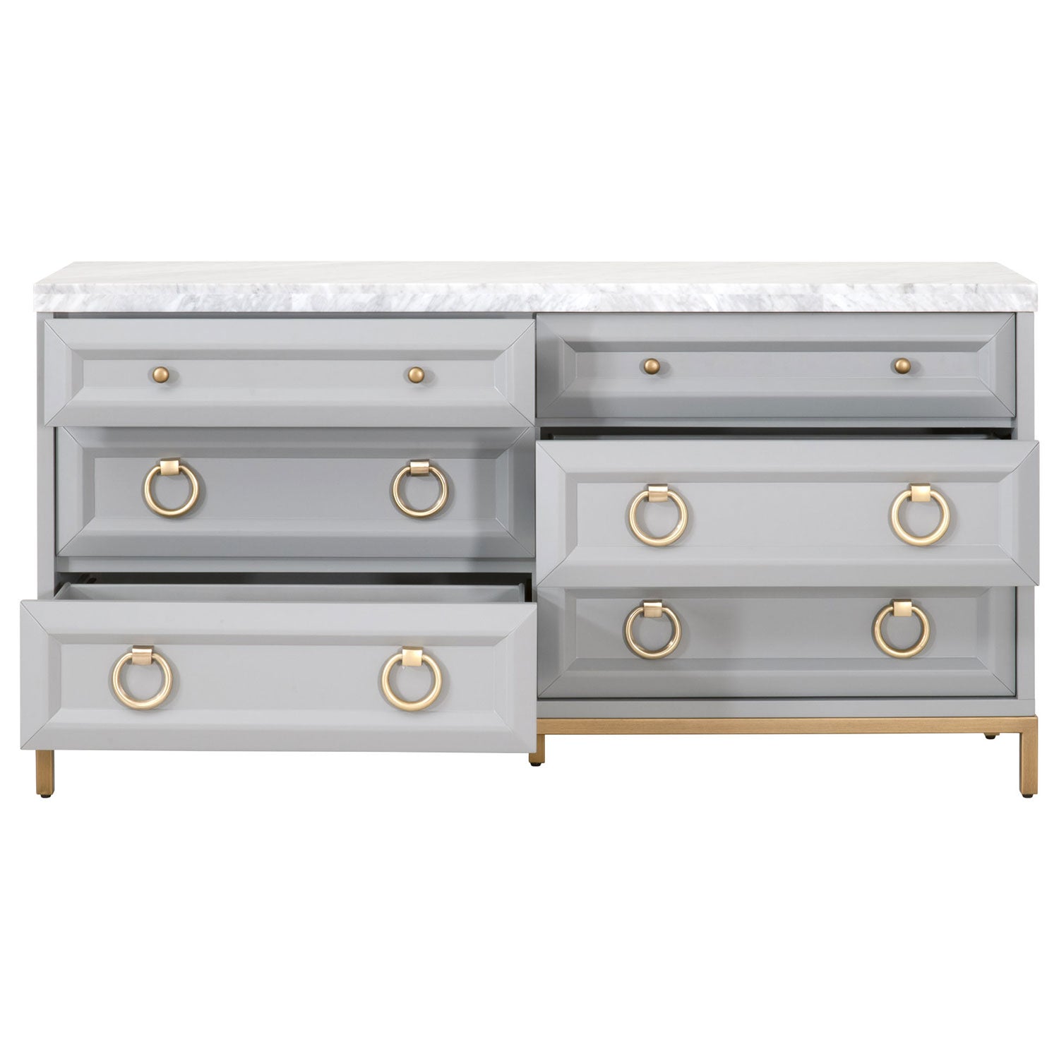 Azure Carrera 6-Drawer Double Dresser