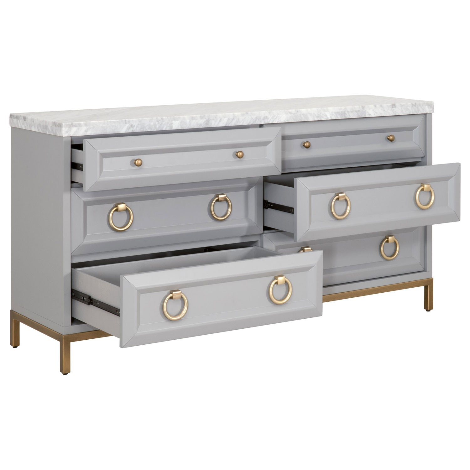 Azure Carrera 6-Drawer Double Dresser