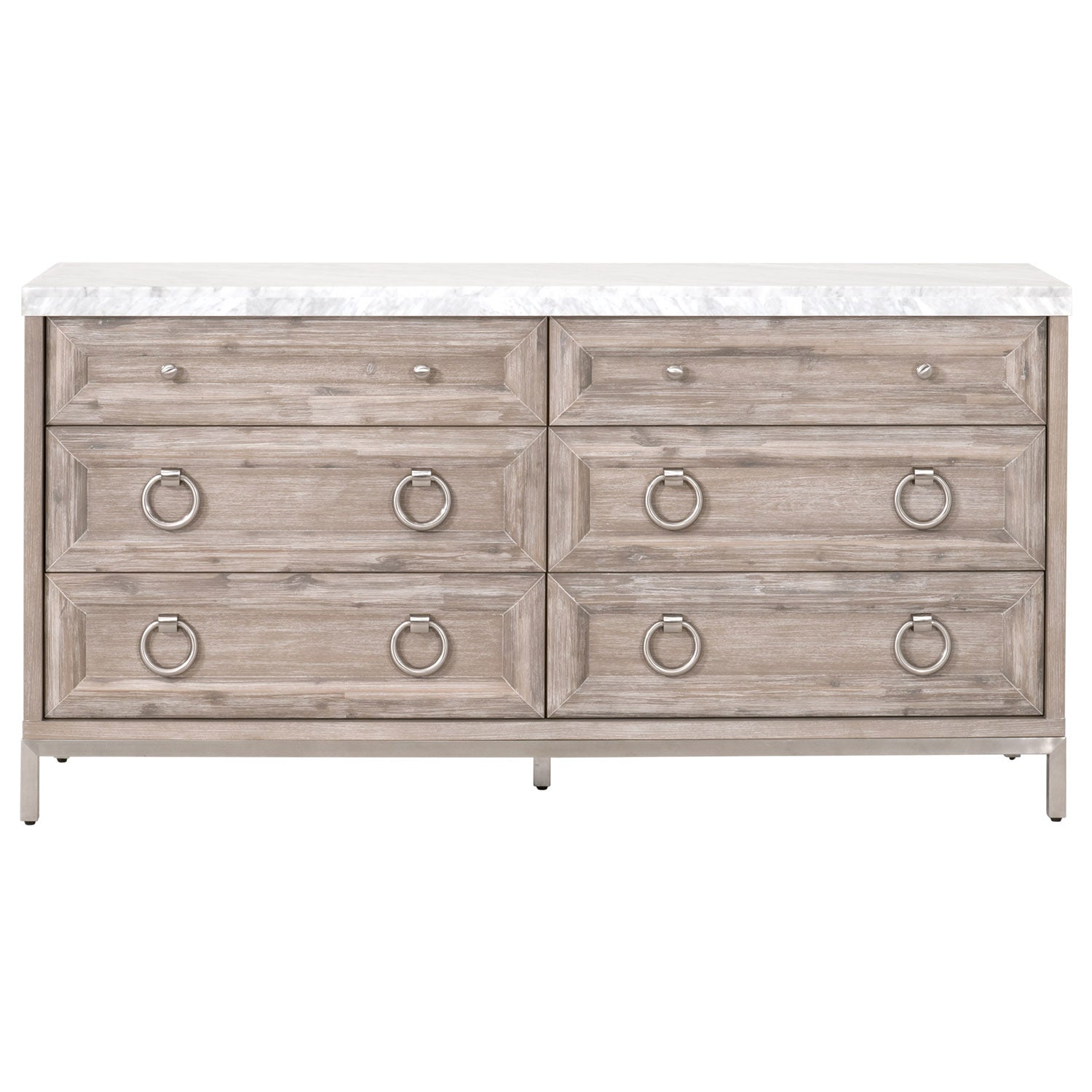 Azure Carrera 6-Drawer Double Dresser