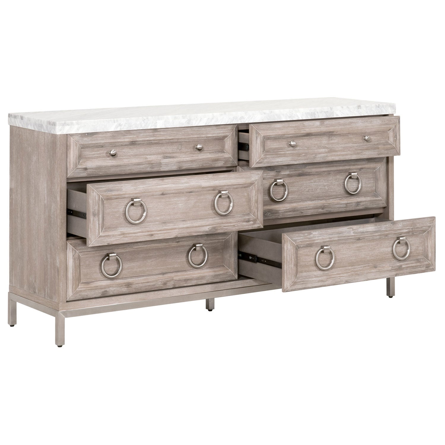 Azure Carrera 6-Drawer Double Dresser