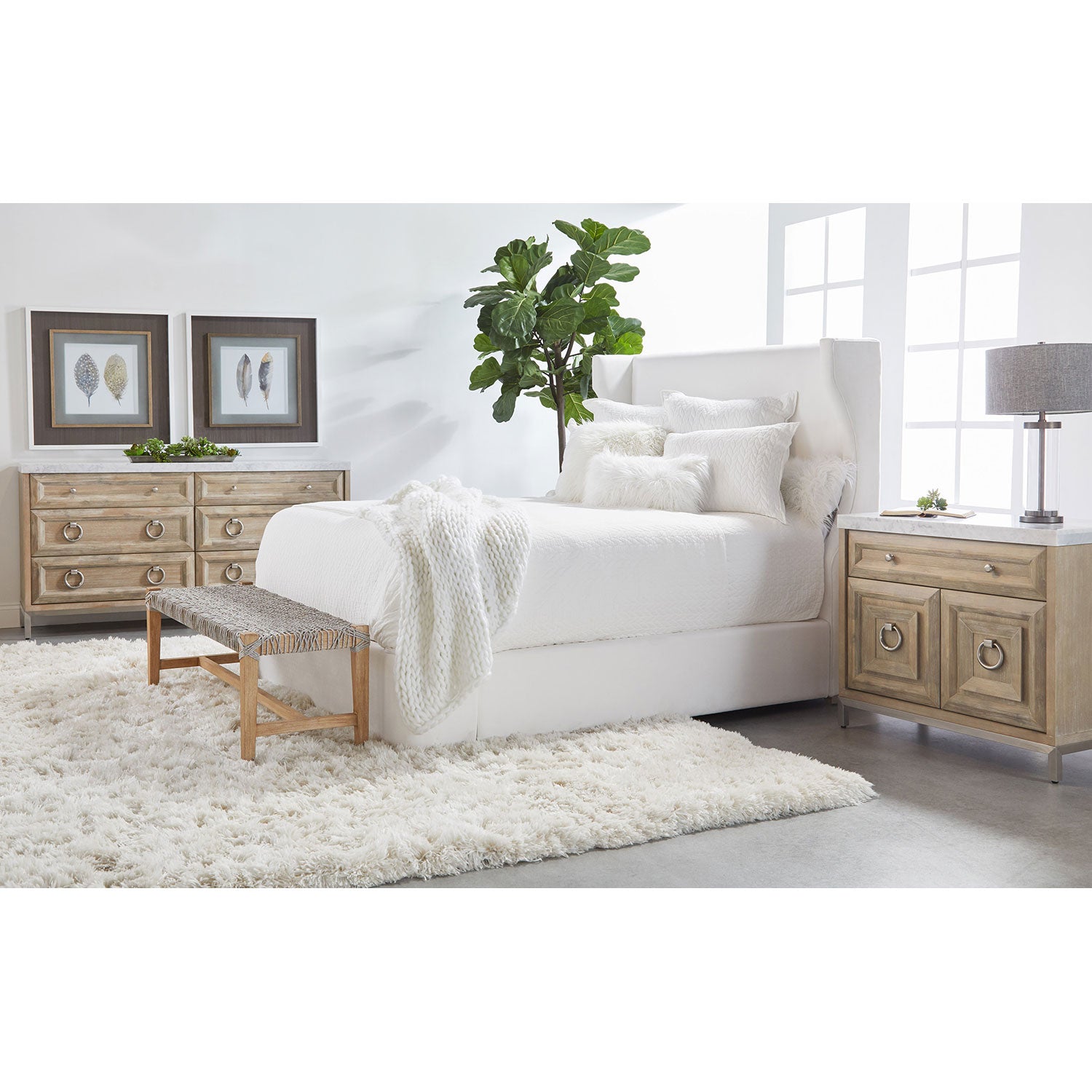 Azure Carrera 6-Drawer Double Dresser