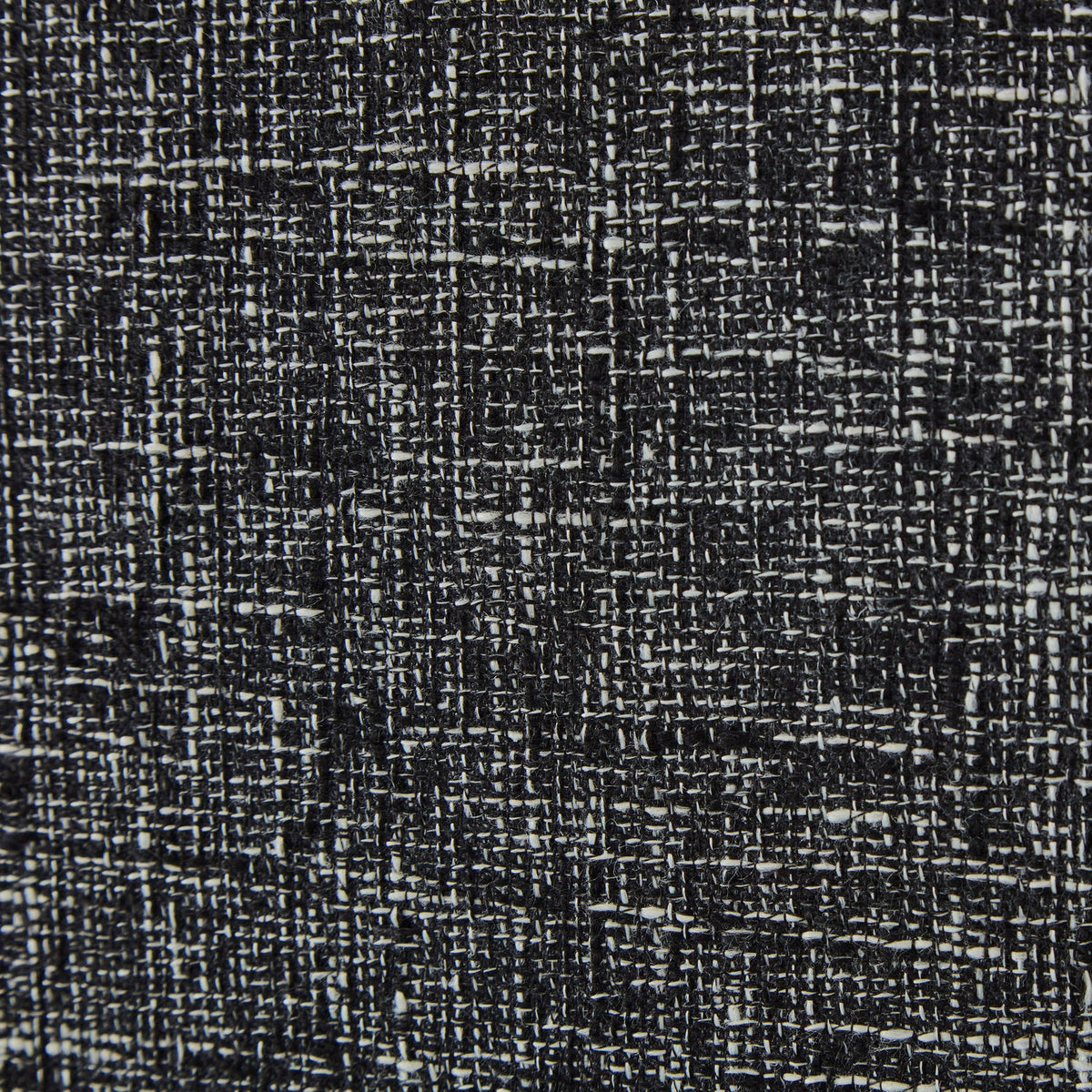 Penny Black Linen Textured Fabric Upholstered Bed
