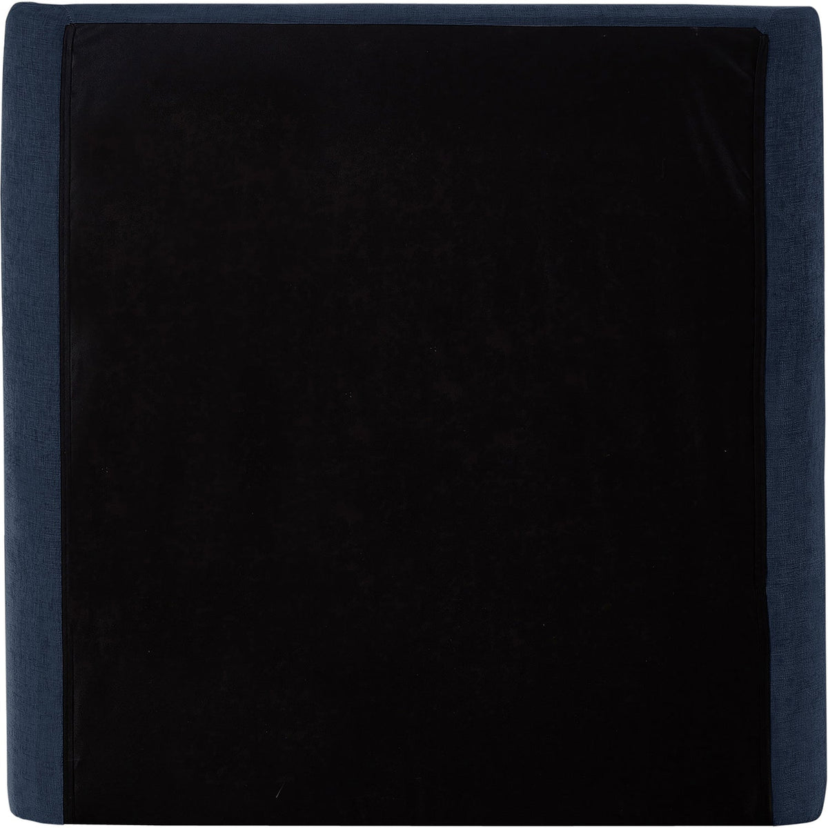 Penny Navy Chenille Fabric Upholstered Bed
