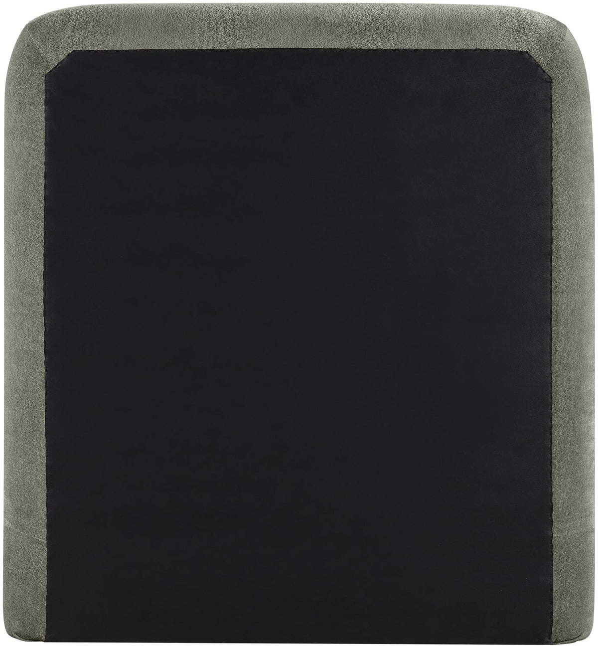 Fira Green Chenille Fabric Upholstered Bed