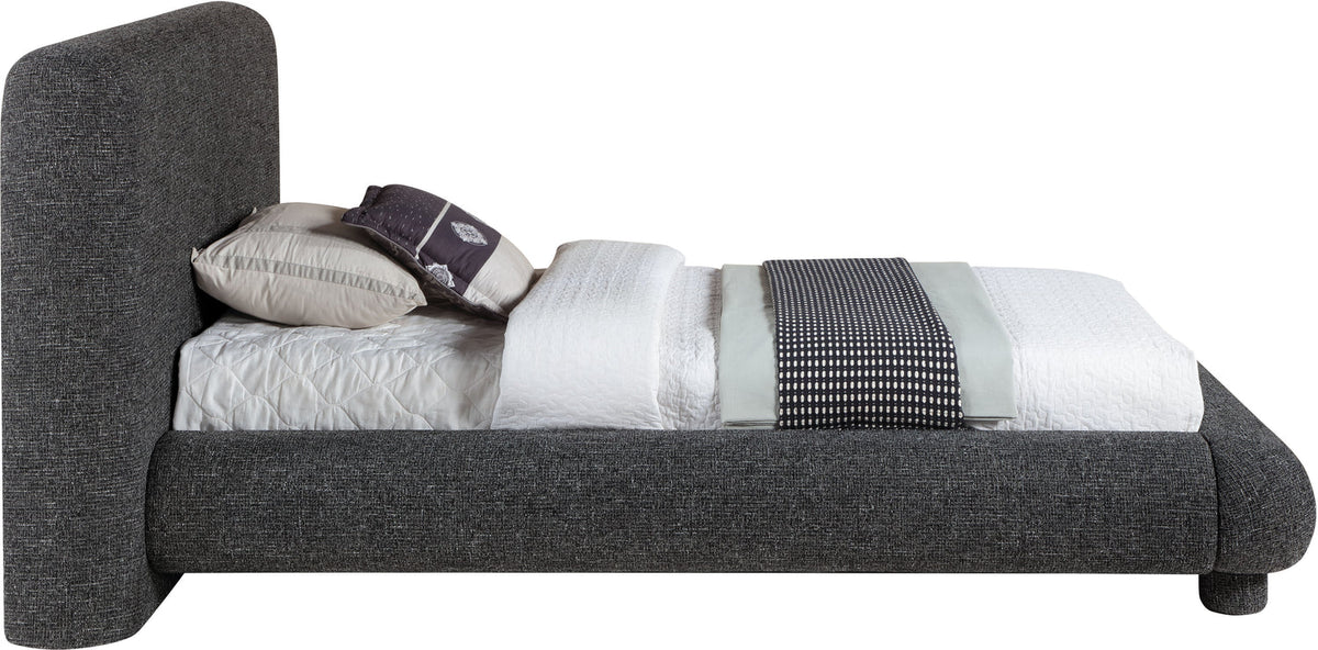 Blair Black Fabric Upholstered Bed