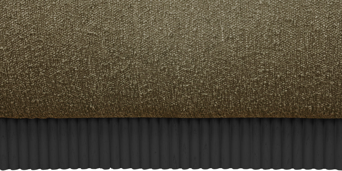 Rigby Olive Boucle Fabric Upholstered Bed