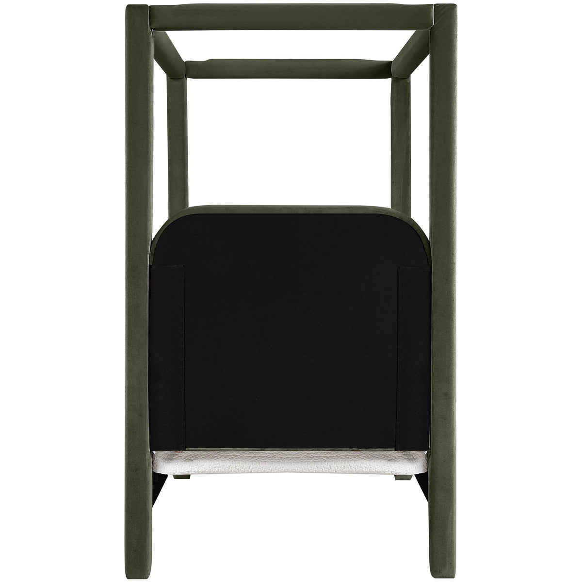 Salina Green Velvet Upholstered Bed