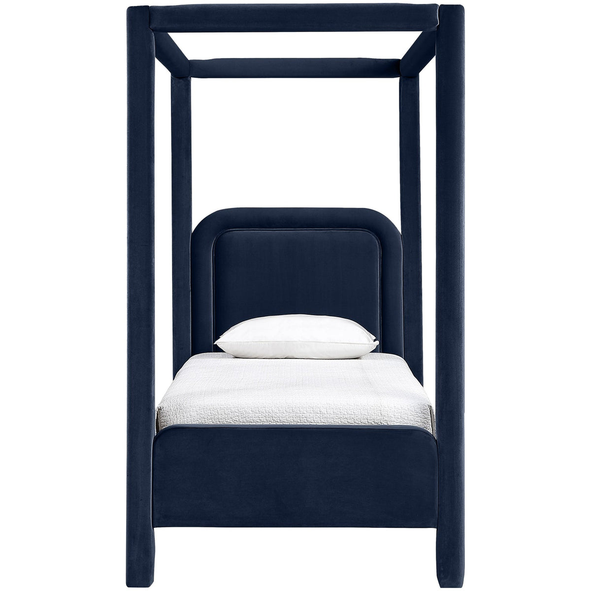 Salina Navy Velvet Upholstered Bed
