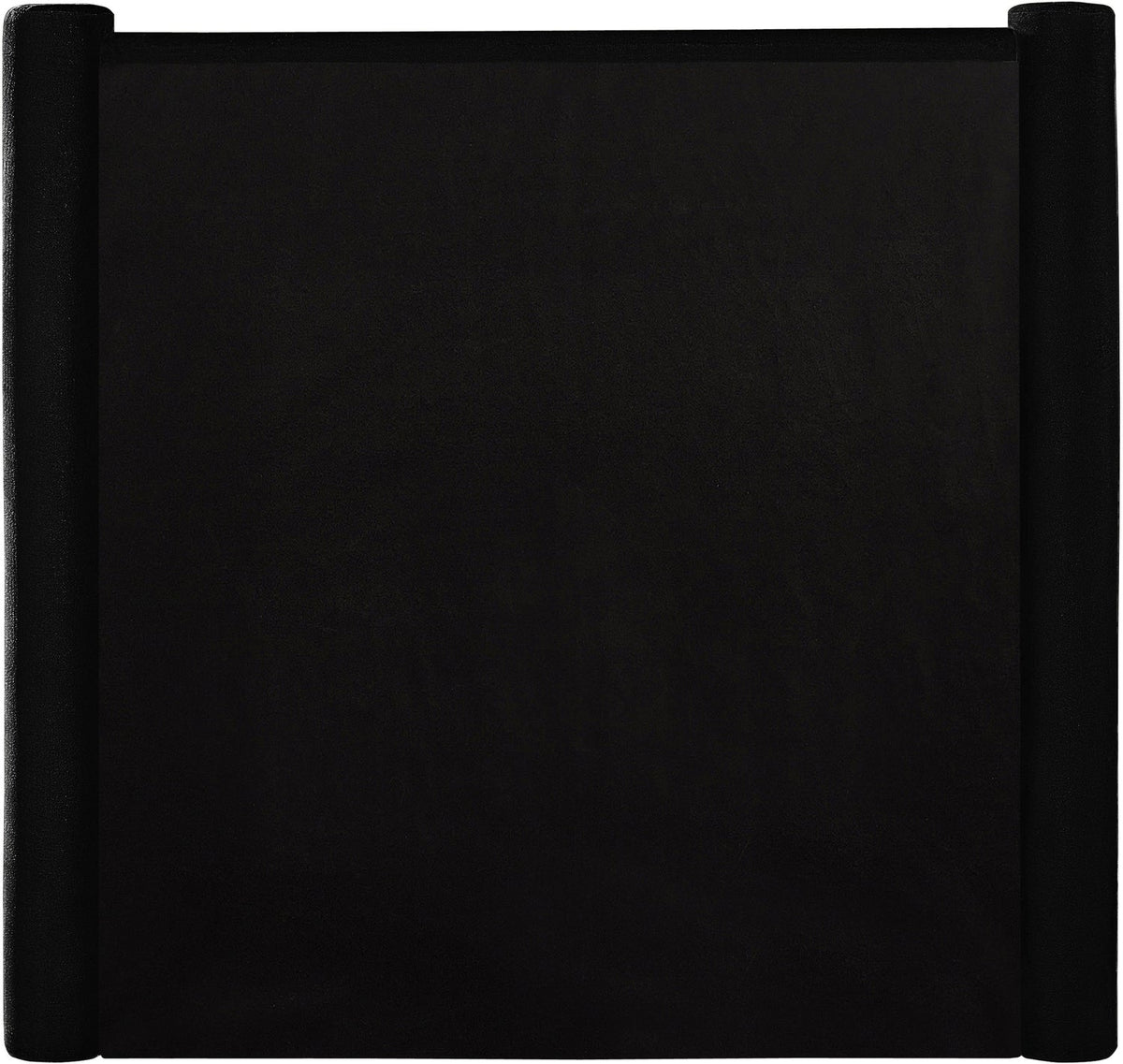 Elias Black Velvet Upholstered Bed