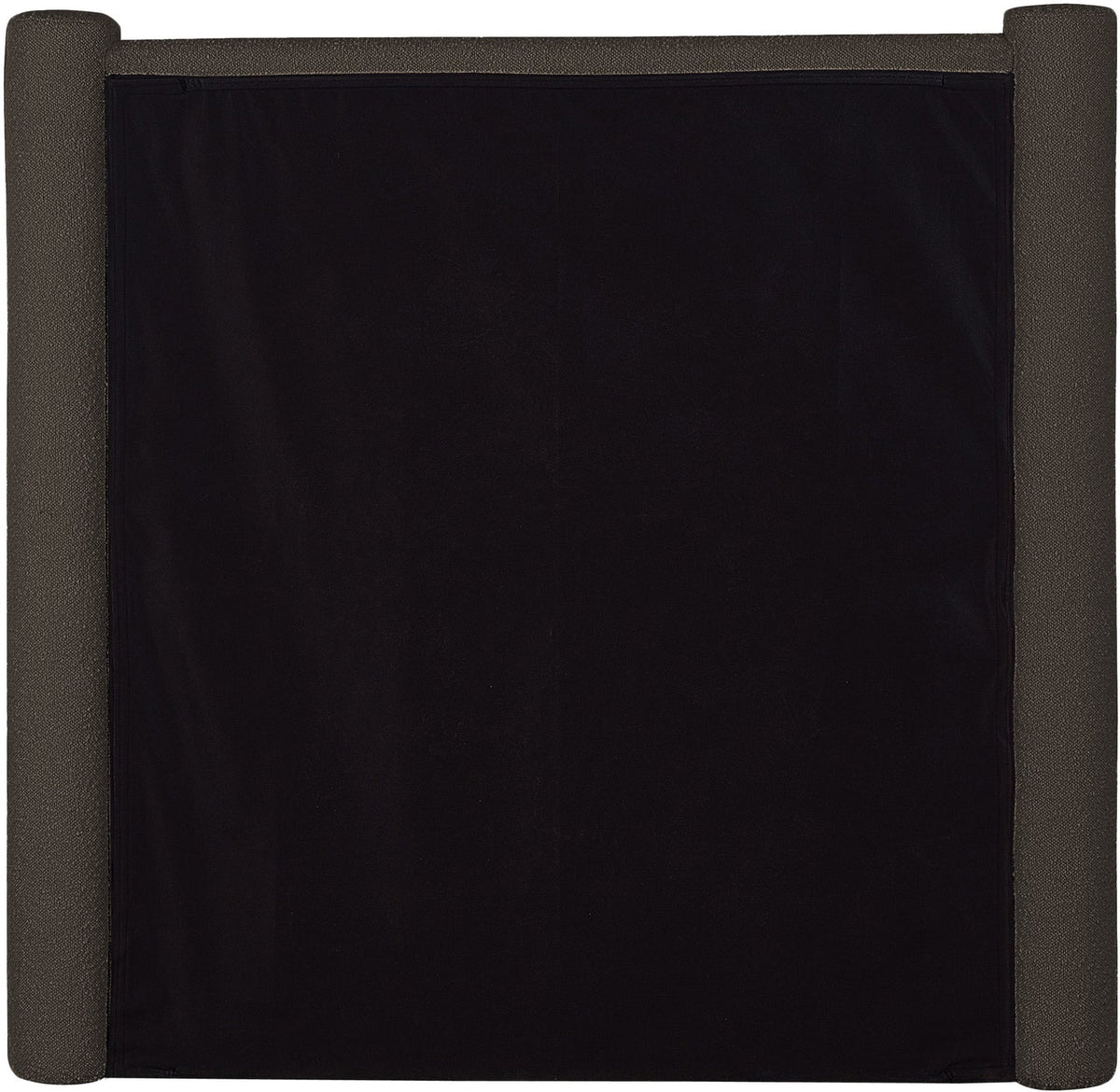 Elias Brown Boucle Fabric Upholstered Bed