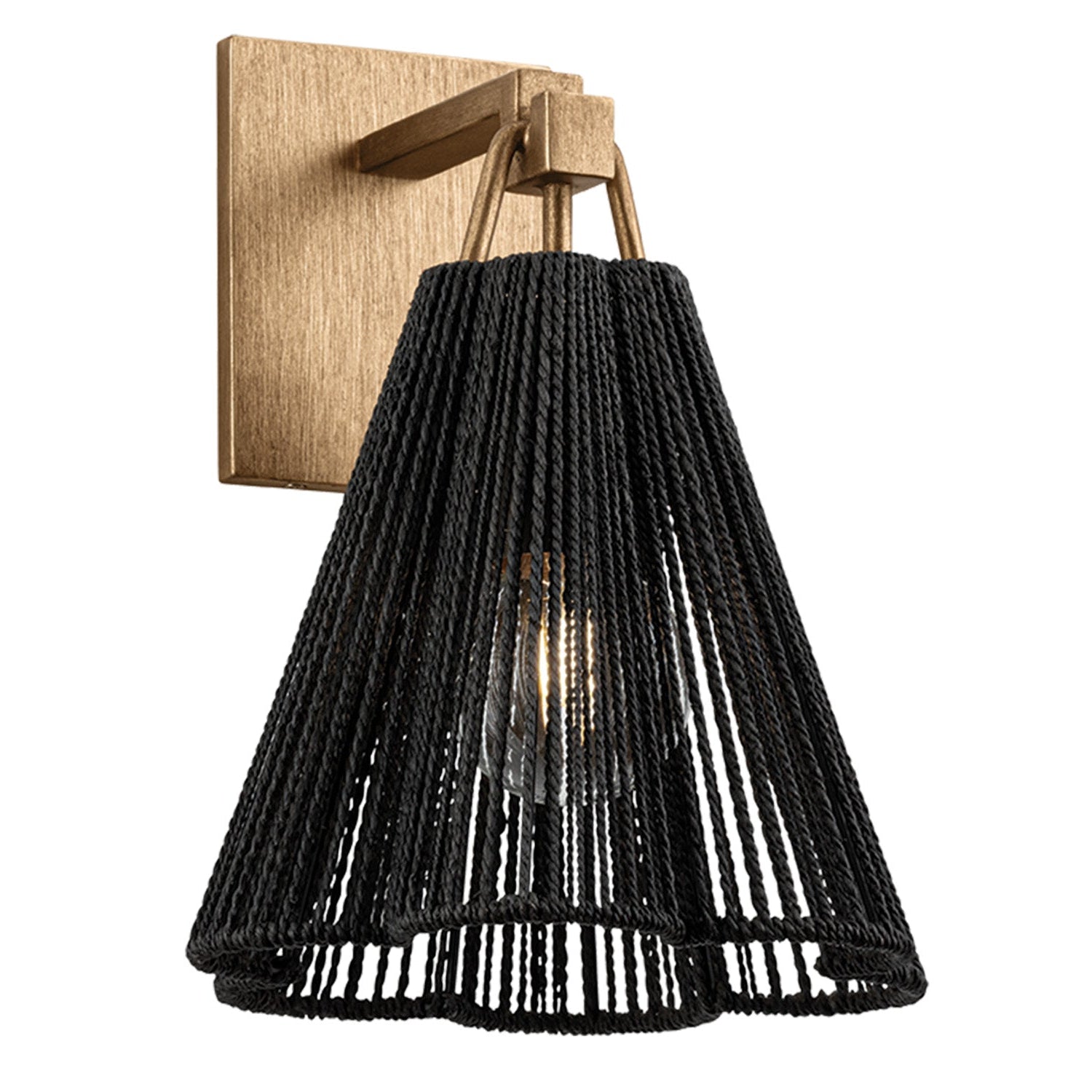 Troy Lighting Sonoma Patina Gold Leaf Wall Sconce